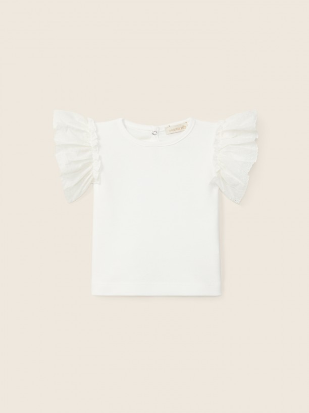 Camisola com folho Camisola com folho
