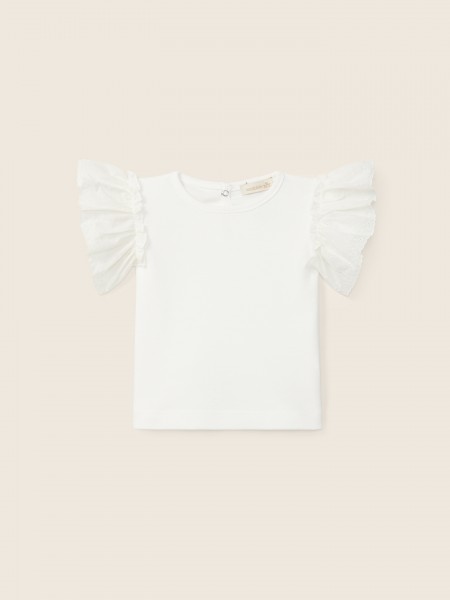 Camisola com folho Camisola com folho