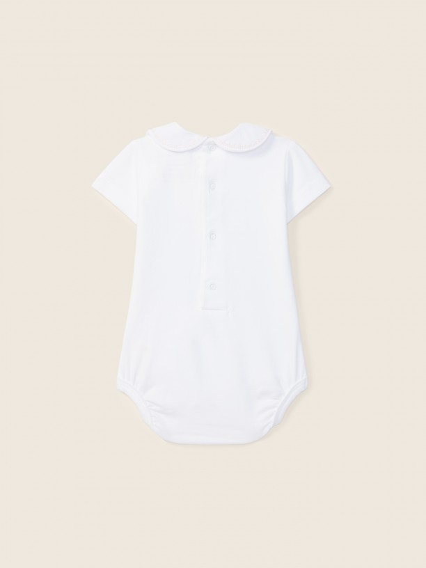 Body com gola redonda Body com gola redonda
