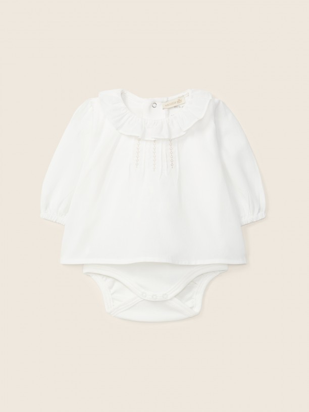 Integrated blouse Integrated blouse