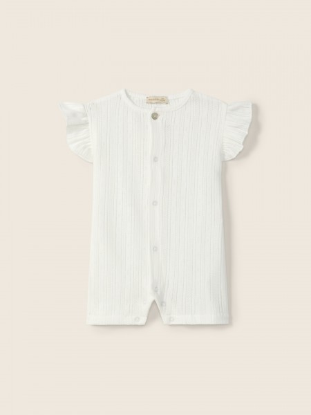 Cotton short jumpsuit