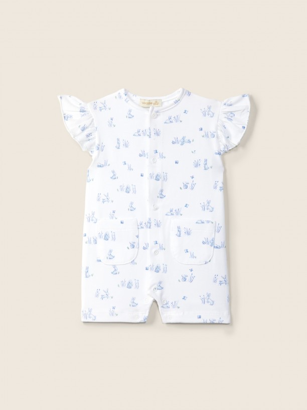 Cotton short jumpsuit Cotton short jumpsuit