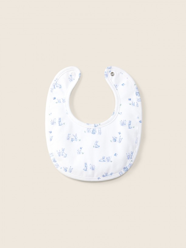 Baby bib in cotton