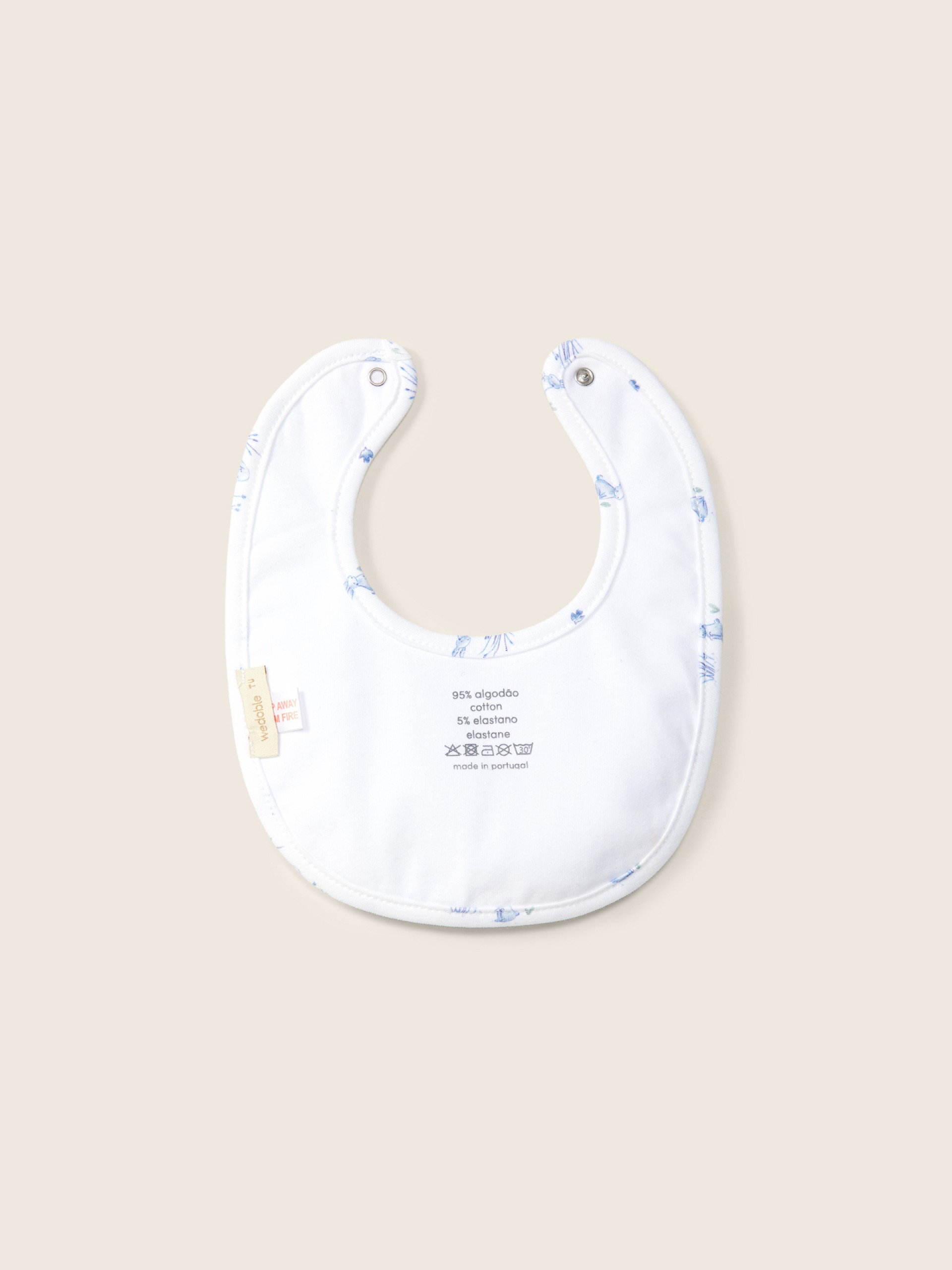 Baby bib in cotton