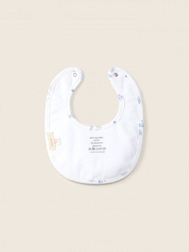 Baby bib in cotton