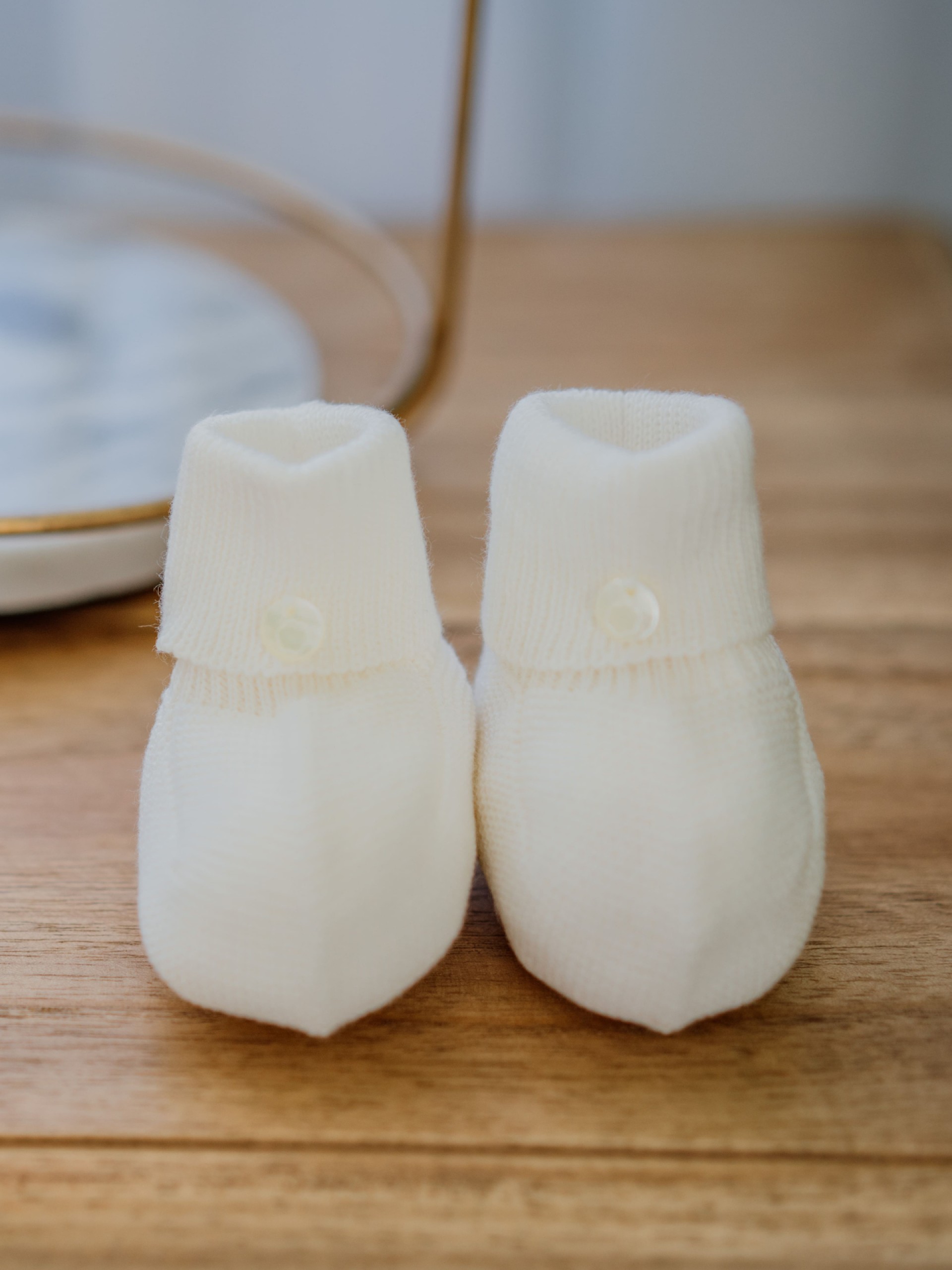 Organic cotton booties