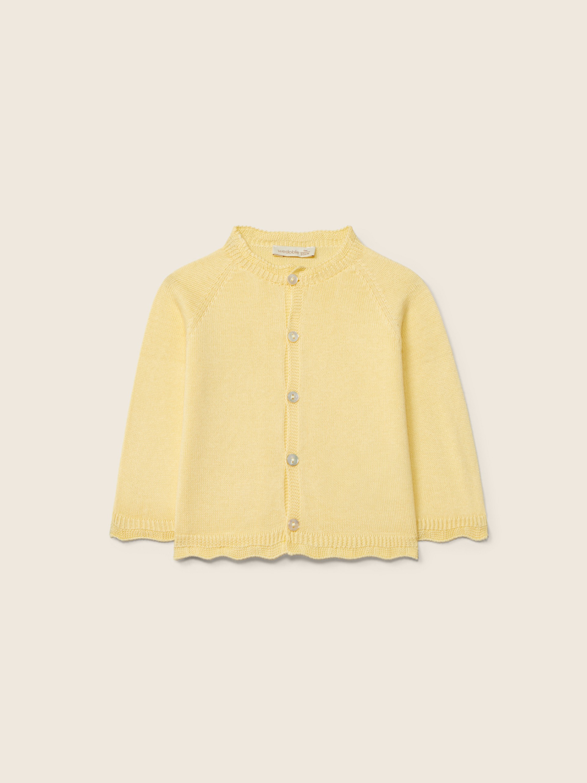 Organic cotton cardigan