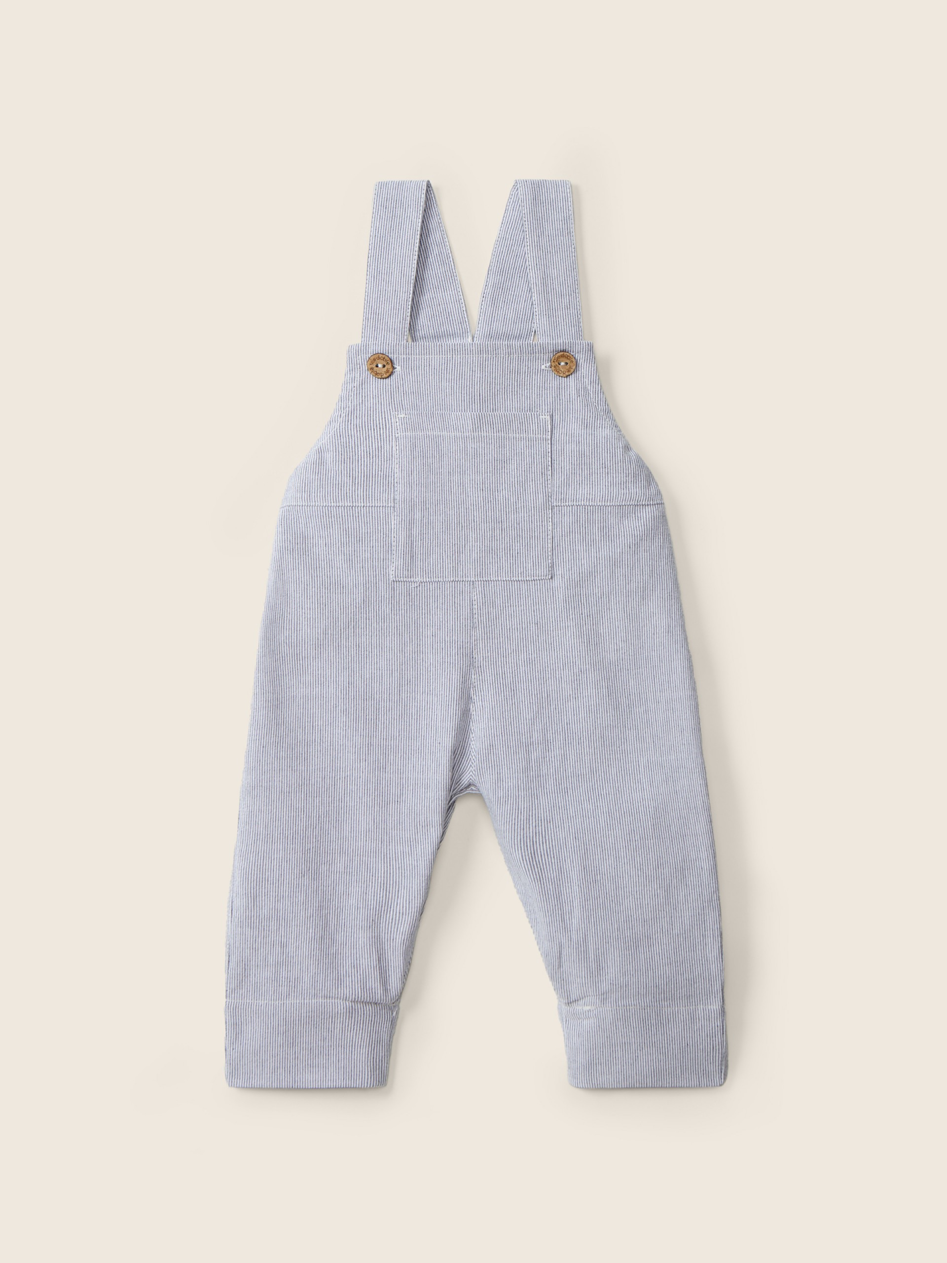 Pinstripe dungarees