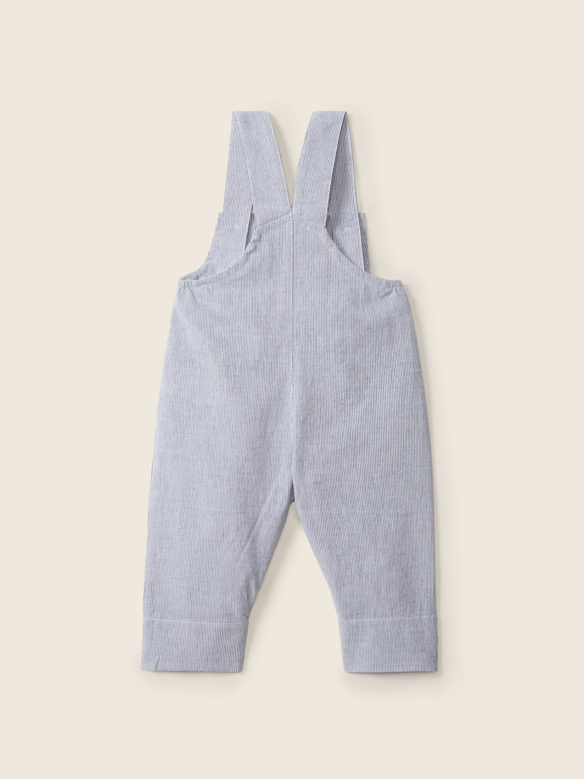 Pinstripe dungarees