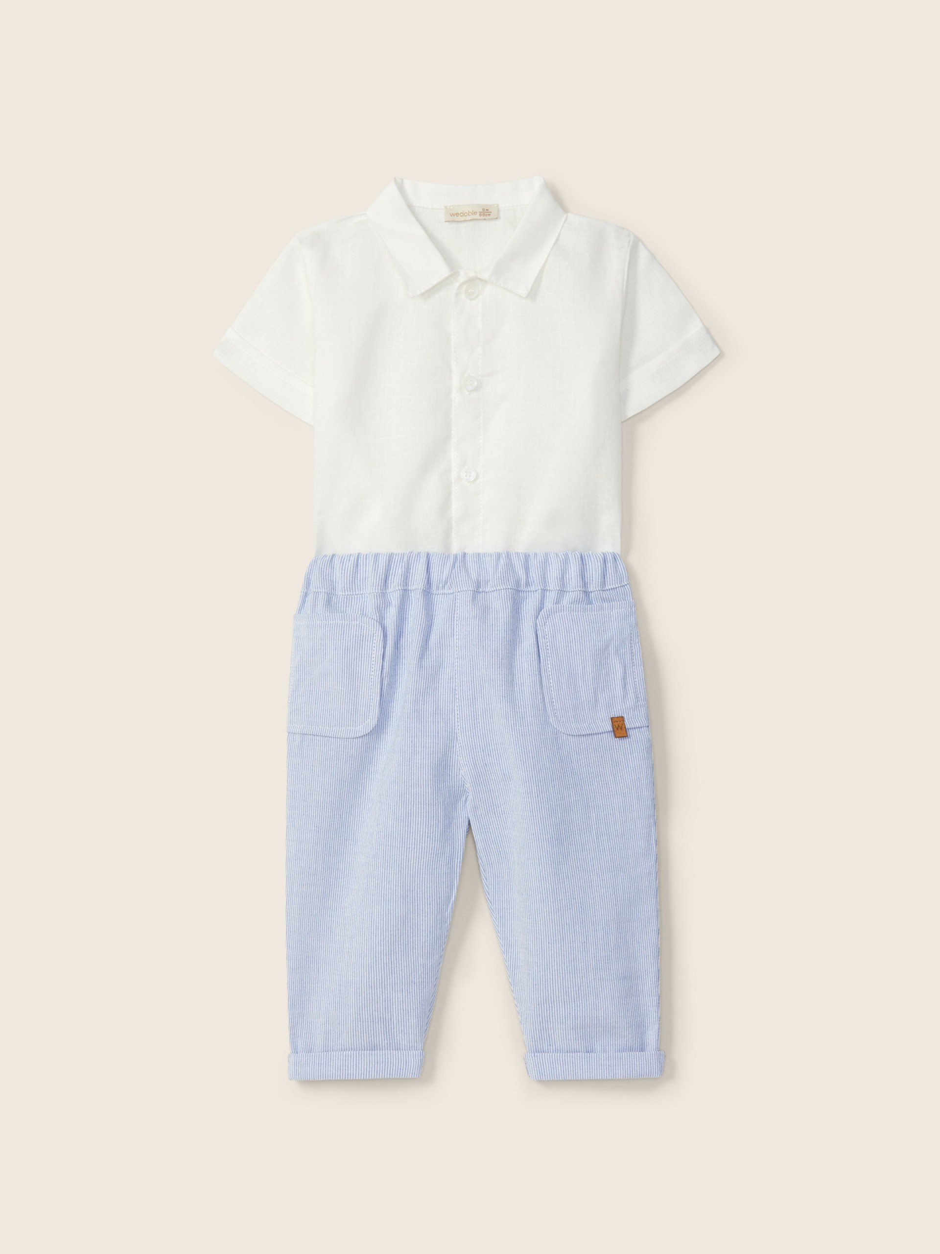 Pinstripe trousers