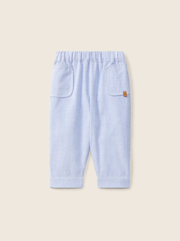 Pinstripe trousers