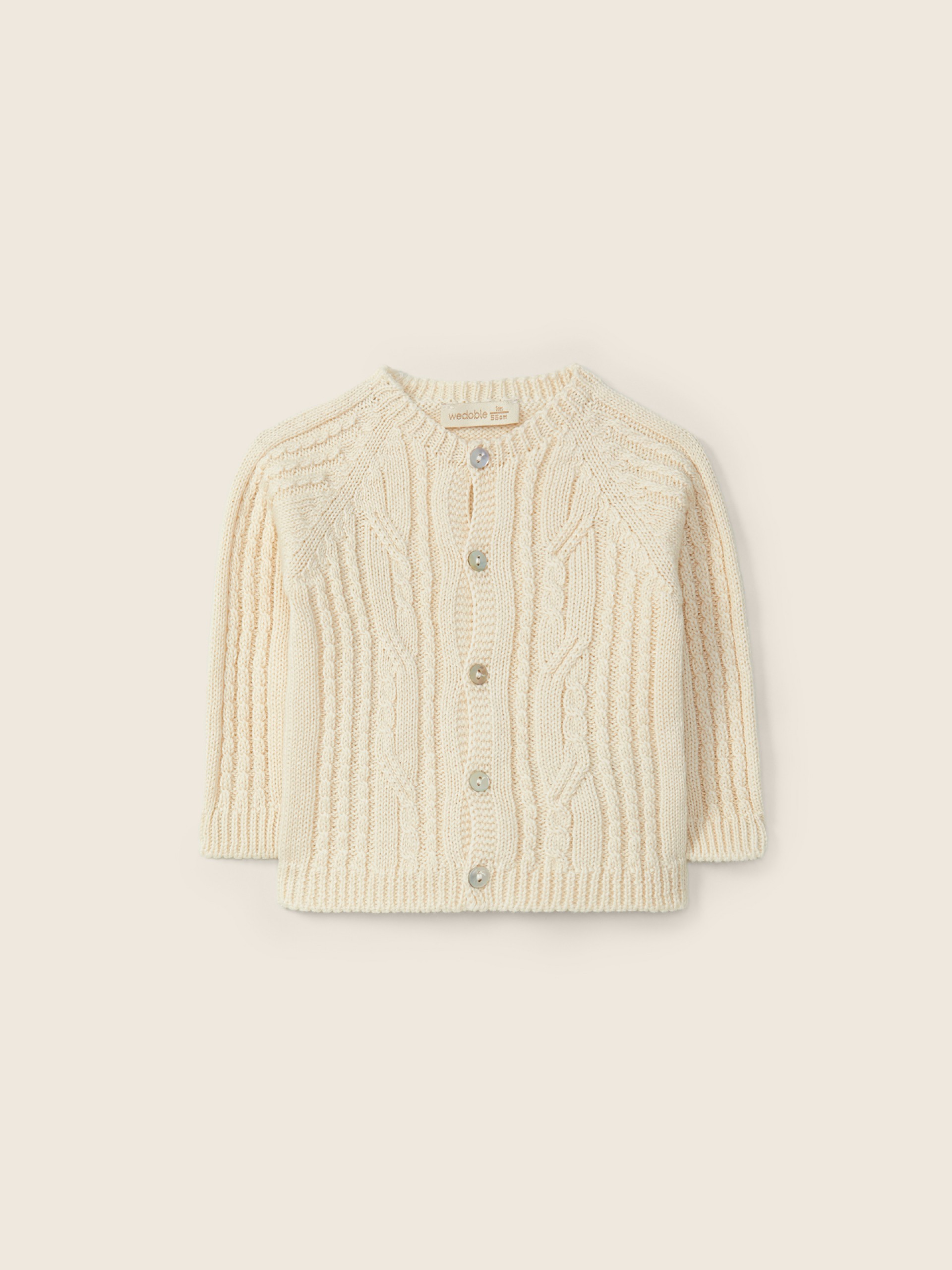 Organic cotton cardigan