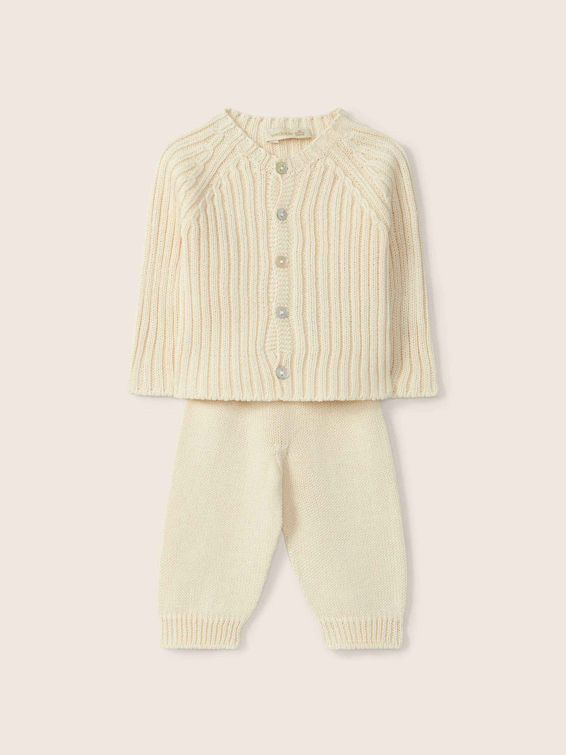 Organic cotton cardigan