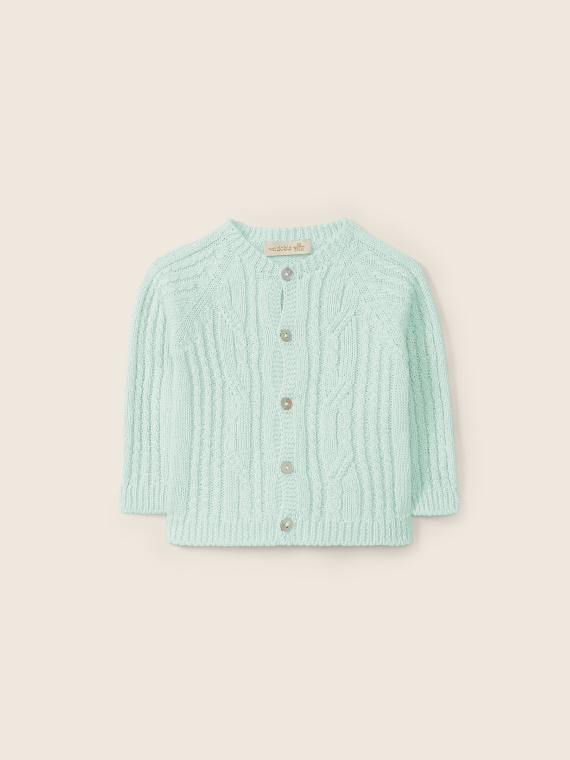 Organic cotton cardigan
