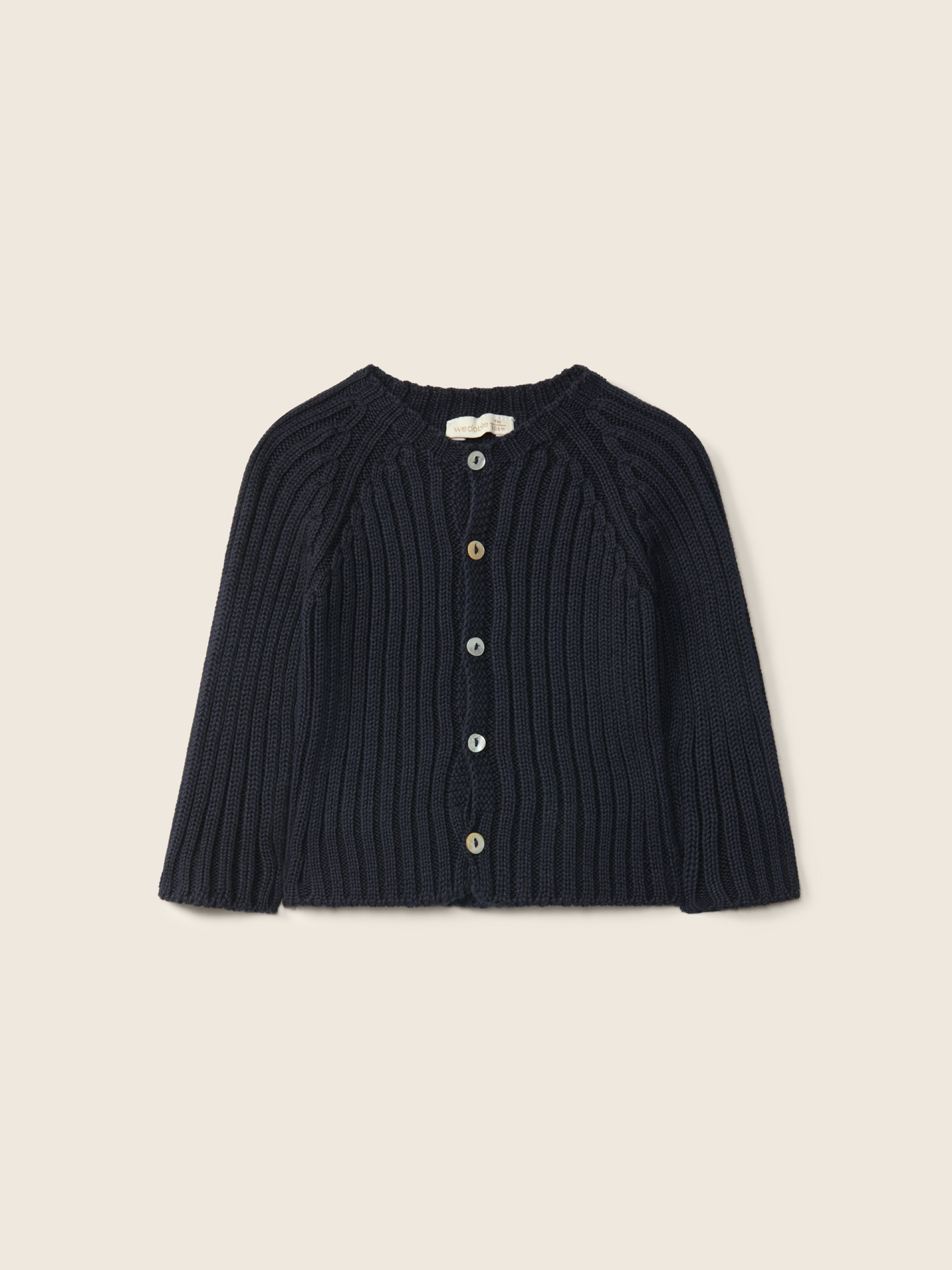 Organic cotton cardigan