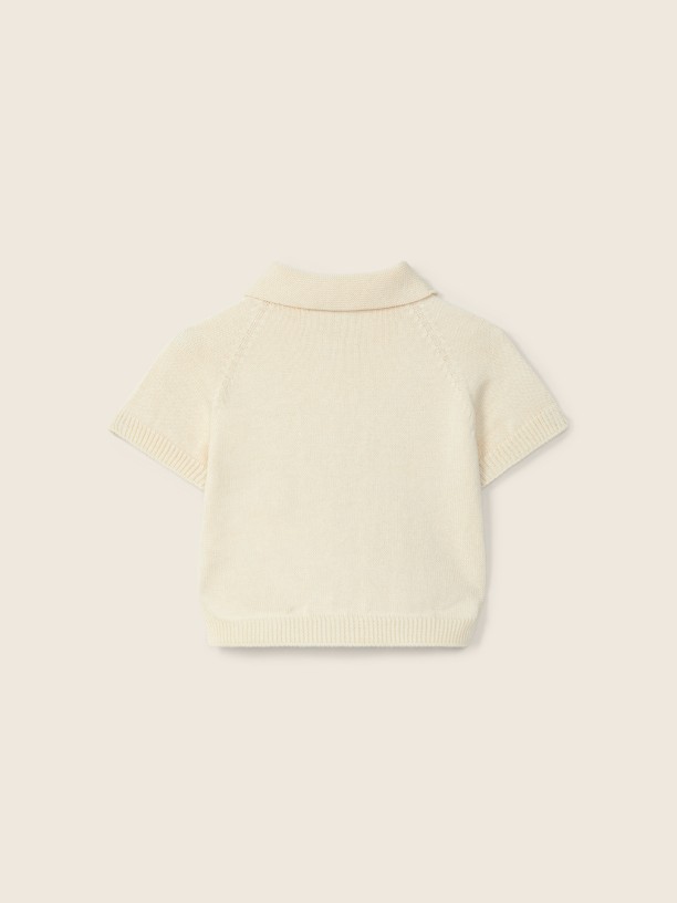 Cotton polo sweater Cotton polo sweater