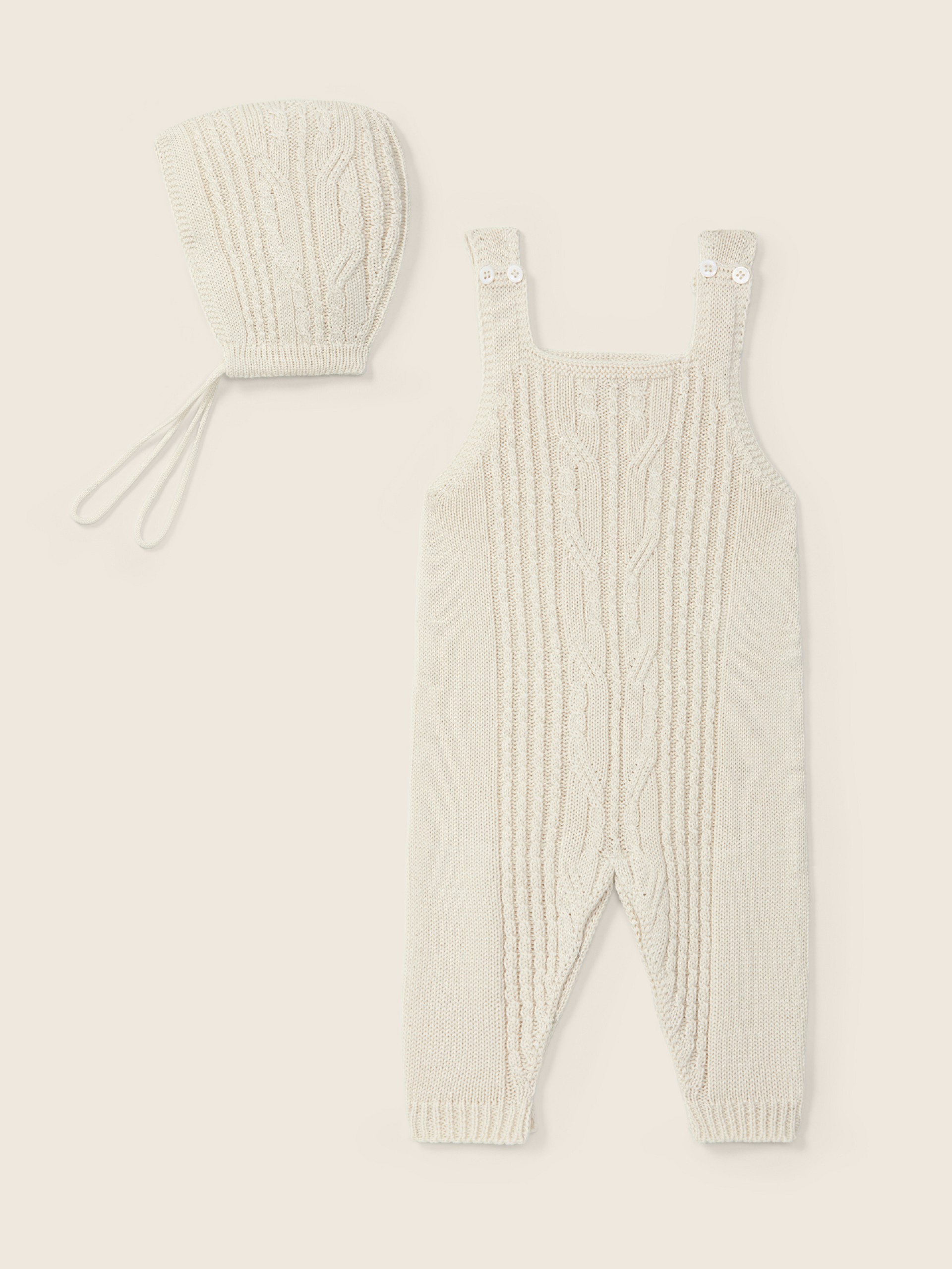 Organic cotton bonnet