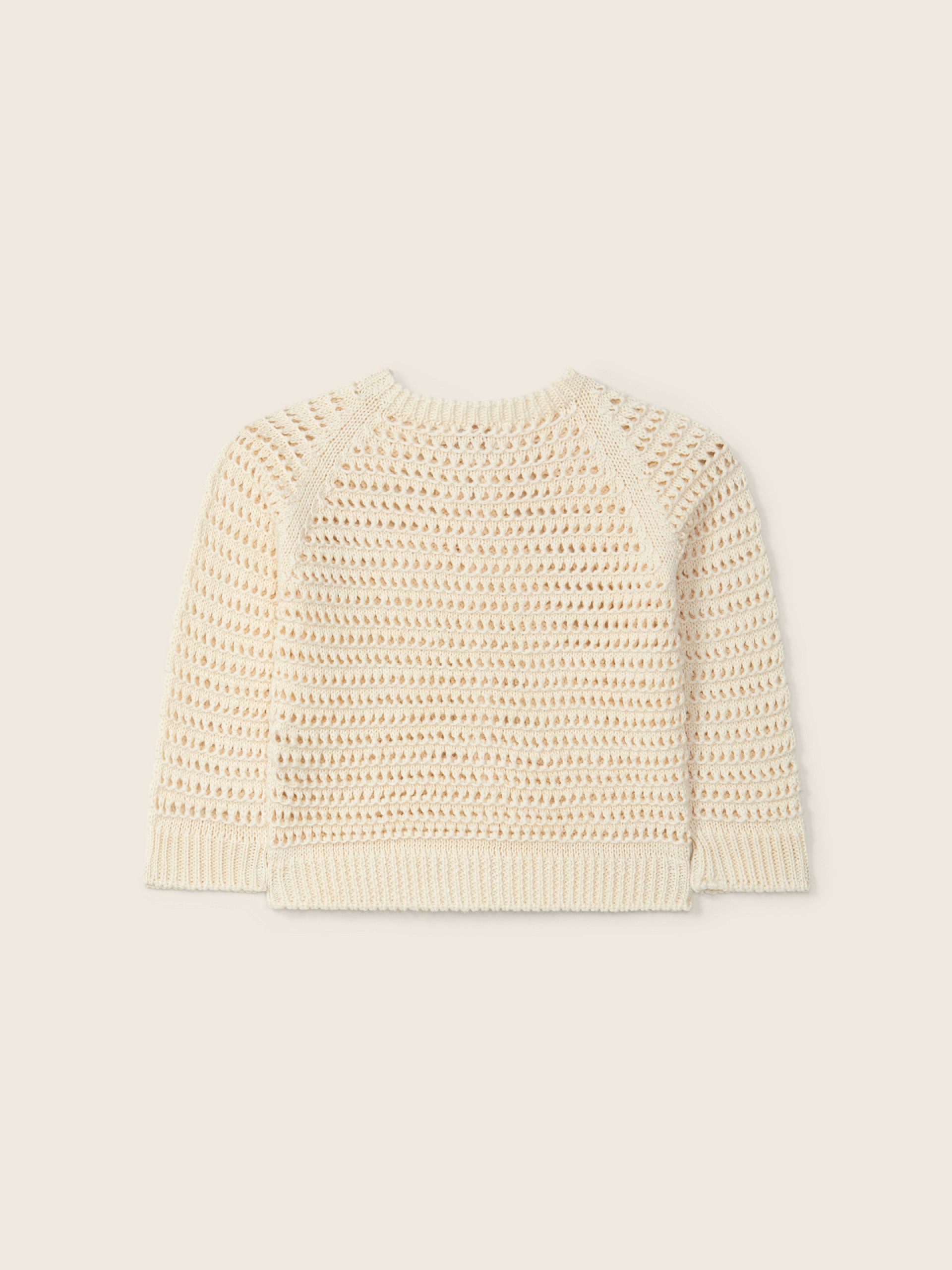 Organic cotton cardigan