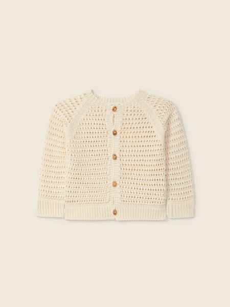 Organic cotton cardigan