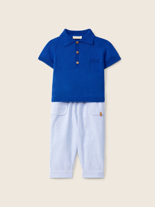 Cotton polo sweater Cotton polo sweater