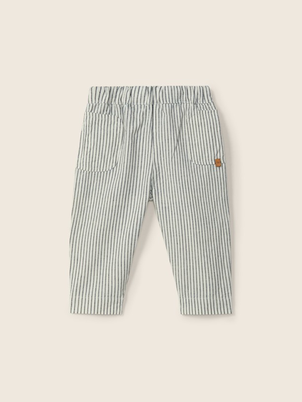 Pinstripe trousers