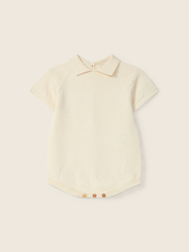 Knitted cotton shortie Knitted cotton shortie