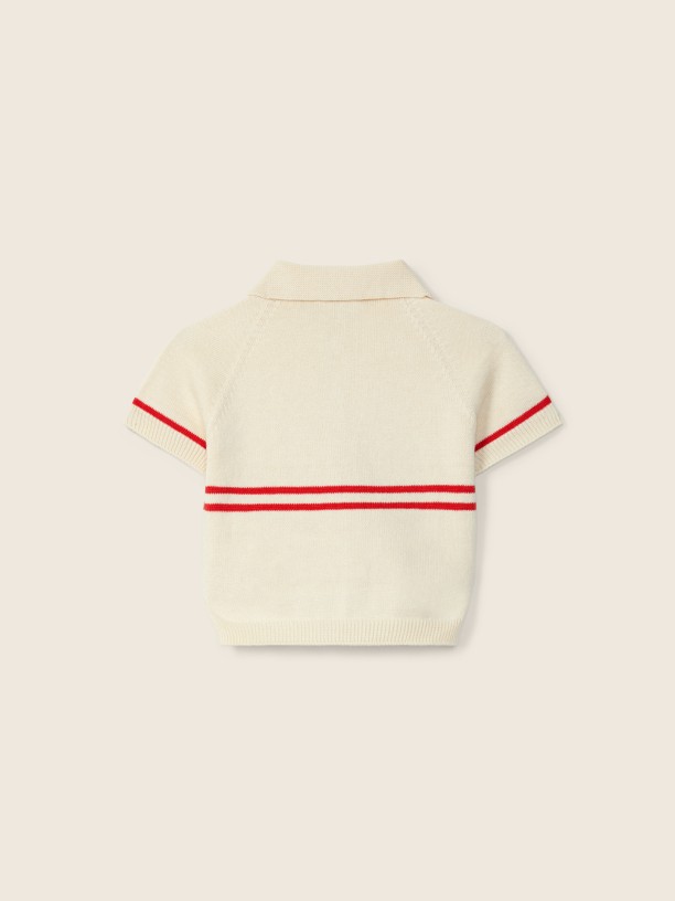 Cotton polo sweater Cotton polo sweater