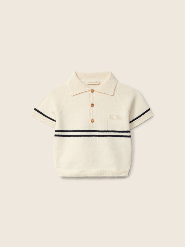 Cotton polo sweater Cotton polo sweater