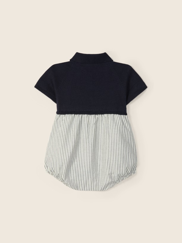 Pinstripe polo shortie Pinstripe polo shortie
