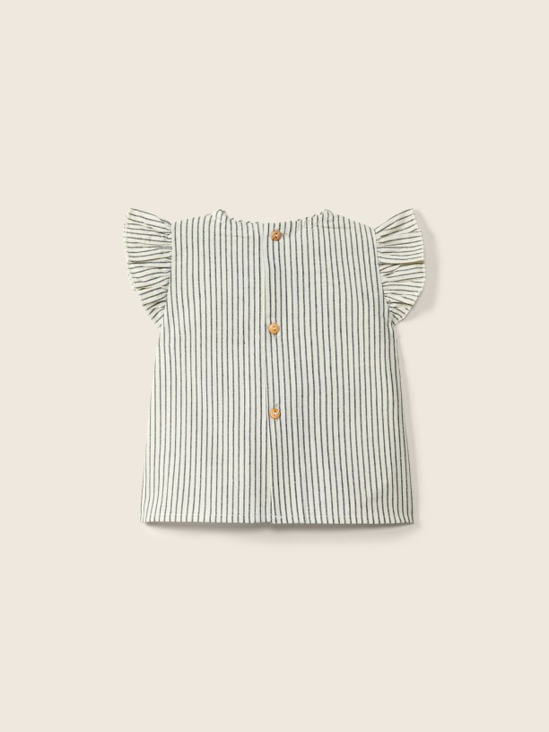 Pinstripe blouse