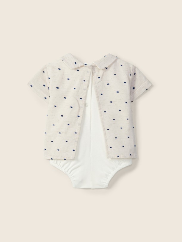 Integrated blouse Integrated blouse