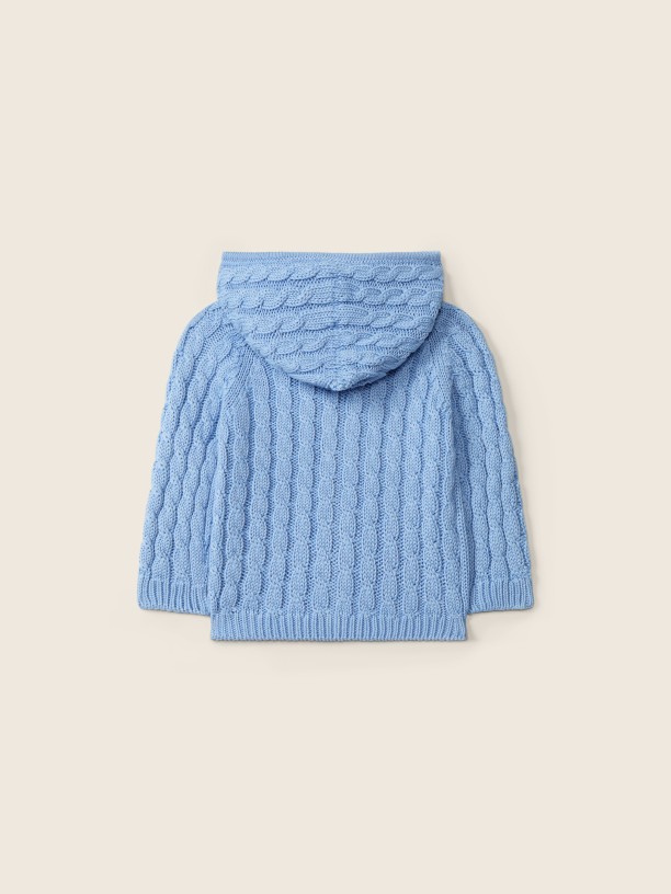 Hooded knit cardigan Hooded knit cardigan