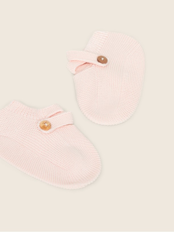 Organic cotton booties Organic cotton booties
