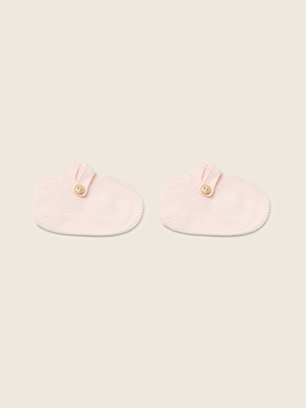 Organic cotton booties Organic cotton booties