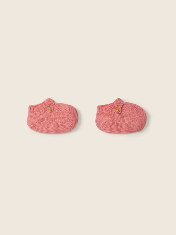 Organic cotton booties Organic cotton booties