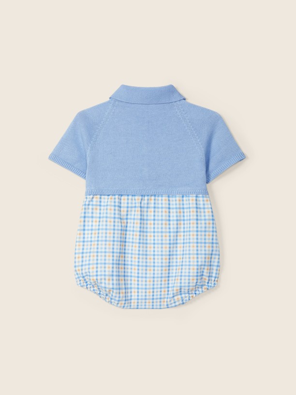 Tartan polo shortie Tartan polo shortie