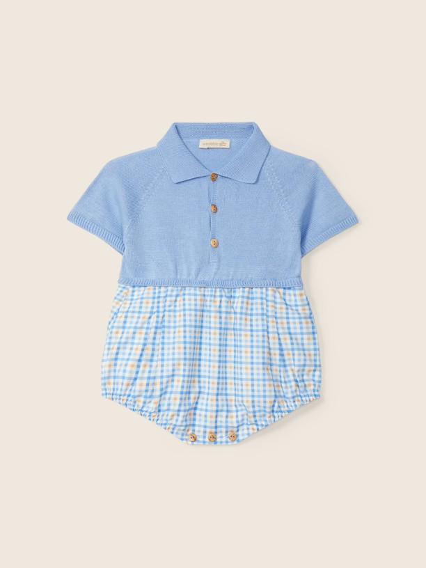 Tartan polo shortie Tartan polo shortie