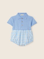 Tartan polo shortie Tartan polo shortie