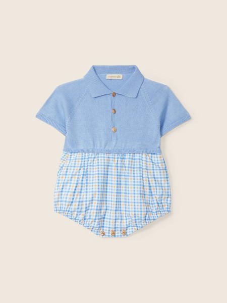 Tartan polo shortie Tartan polo shortie