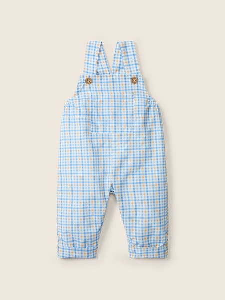 Tartan dungarees