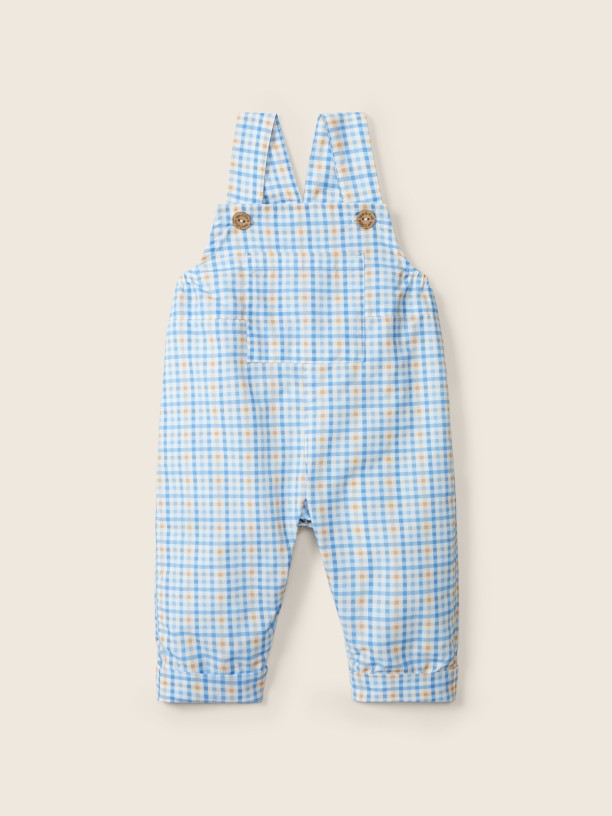 Tartan dungarees Tartan dungarees