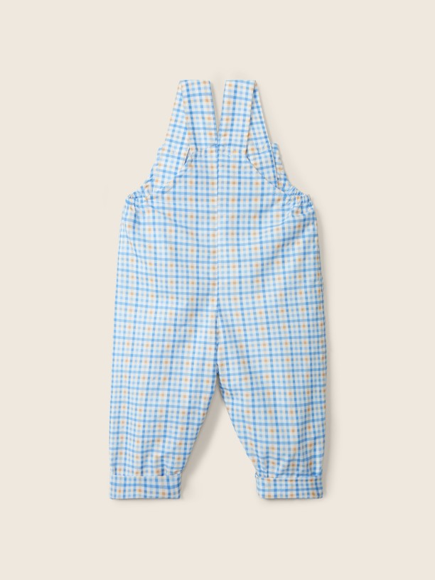 Tartan dungarees Tartan dungarees