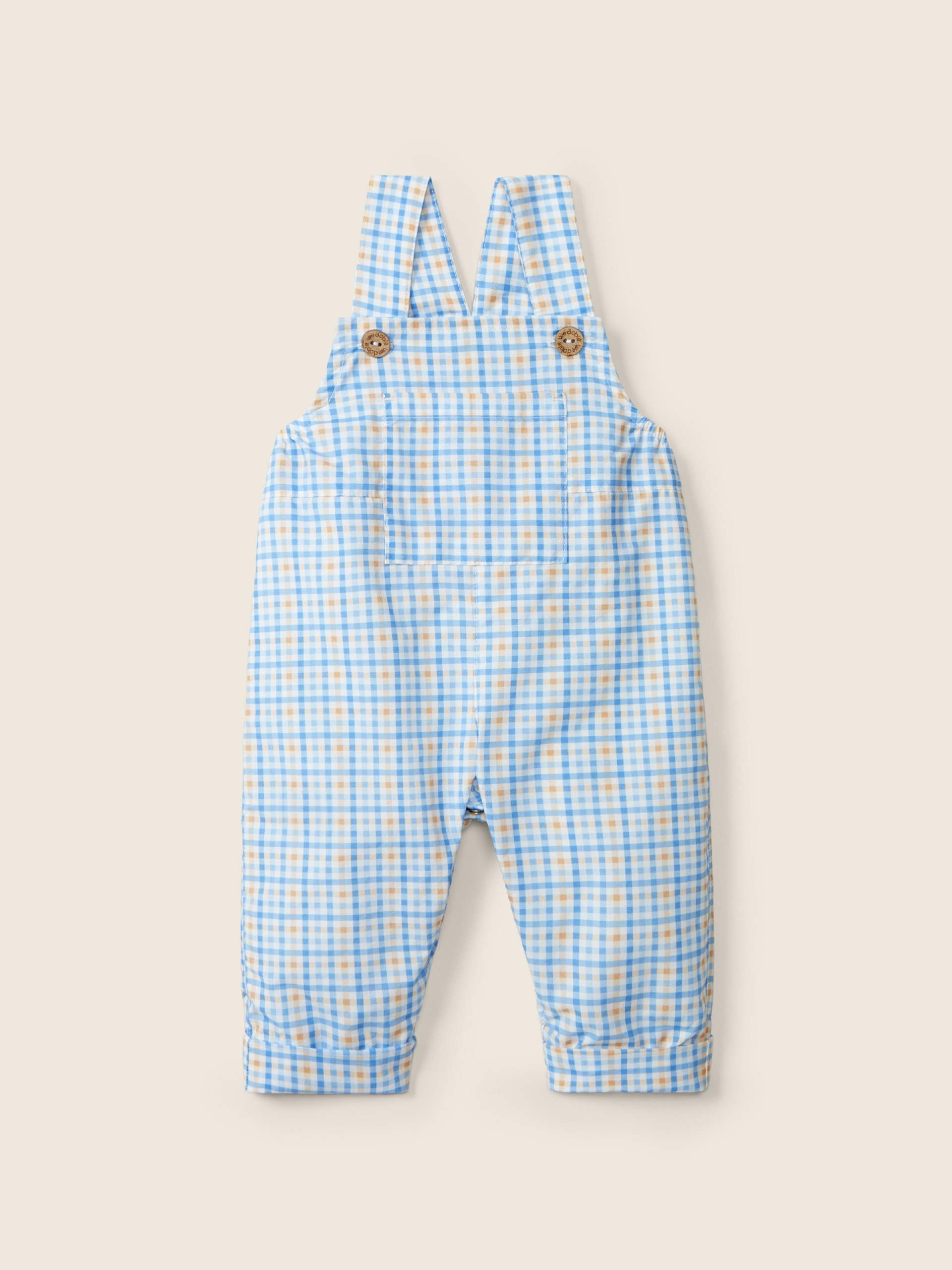 Tartan dungarees