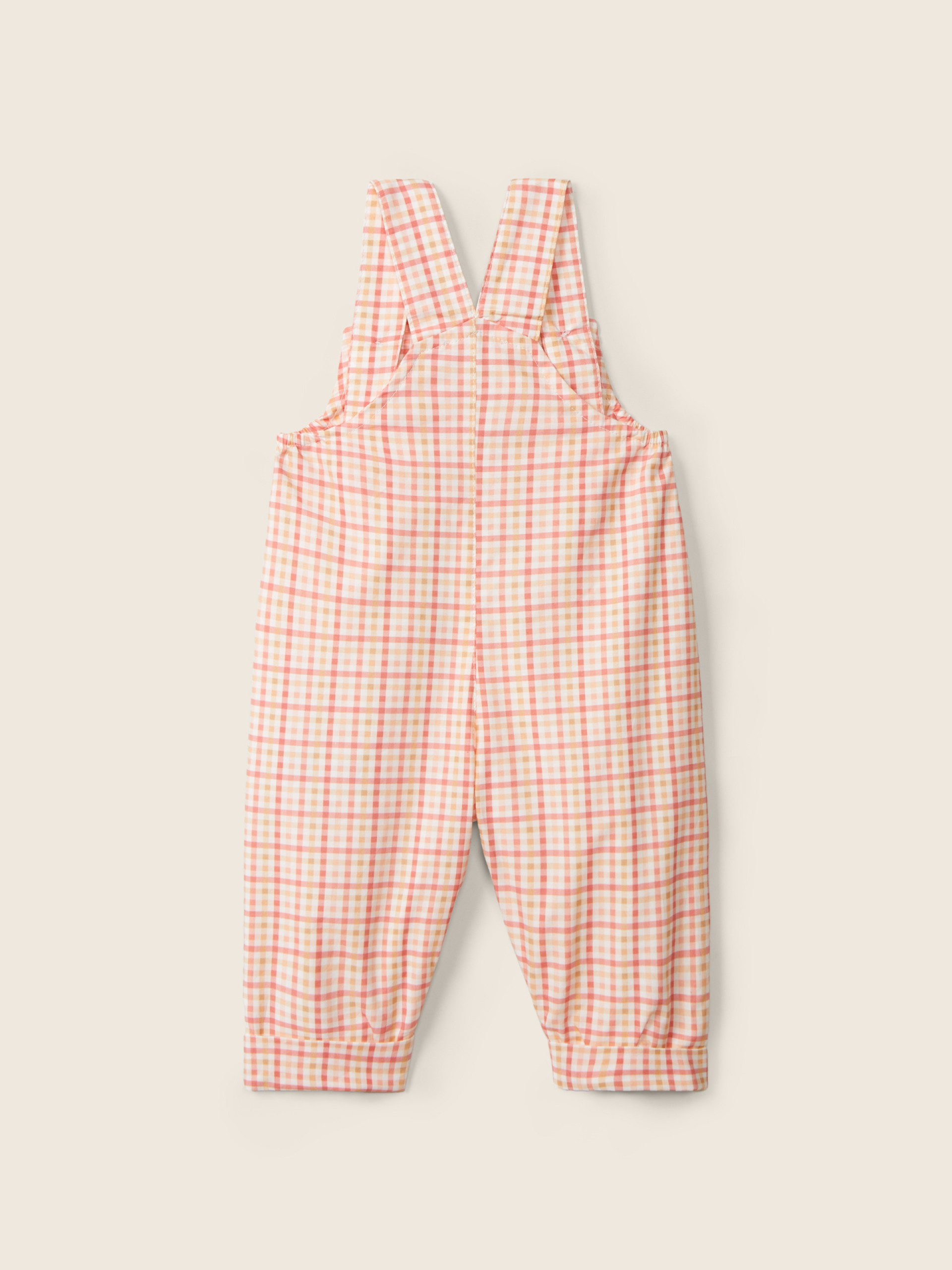 Tartan dungarees