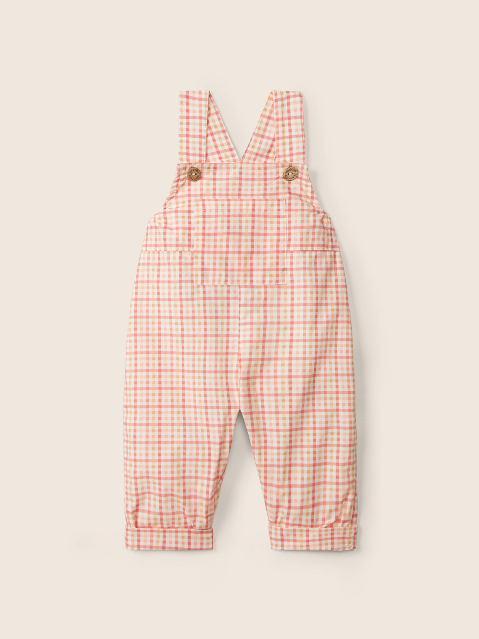 Tartan dungarees