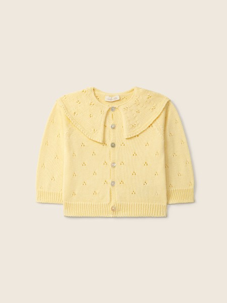 Organic cotton cardigan
