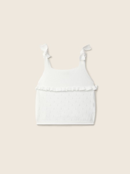 Shoulder straps sweater