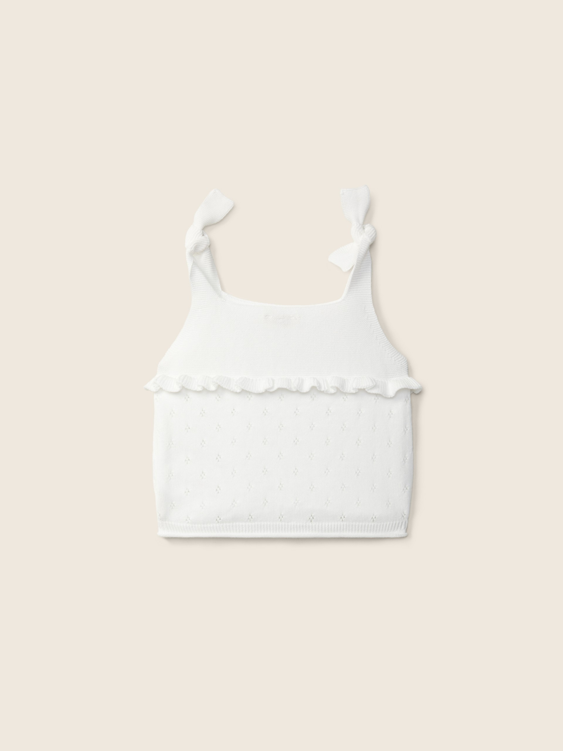 Shoulder straps sweater