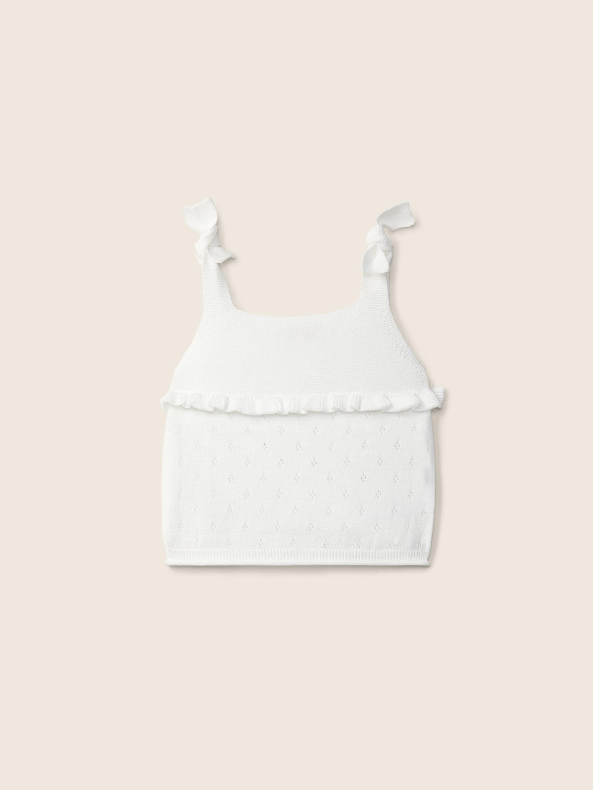 Shoulder straps sweater