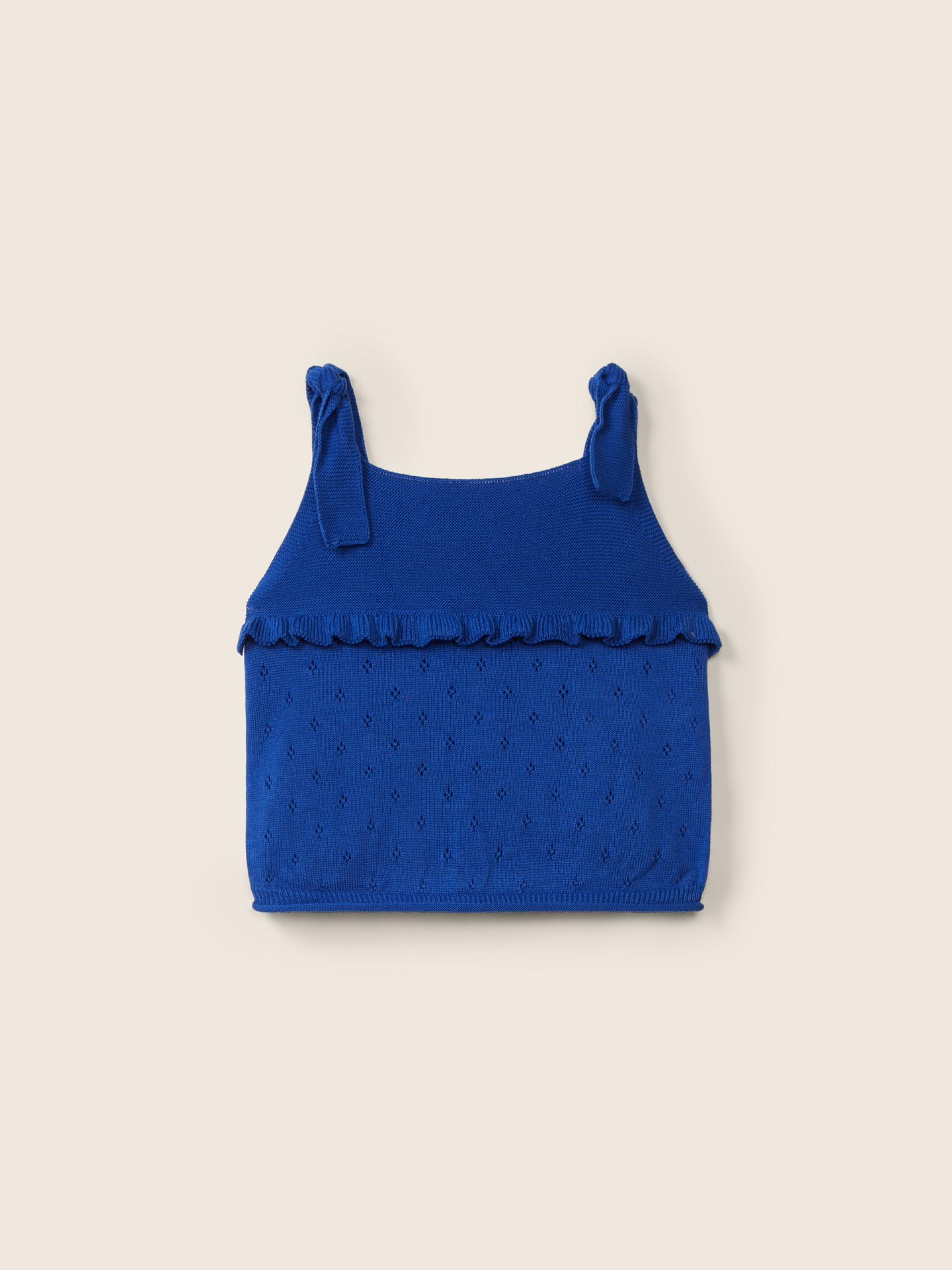 Shoulder straps sweater
